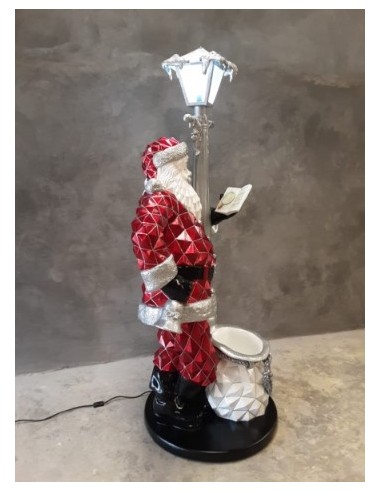 Papa Nöel con farola luminosa