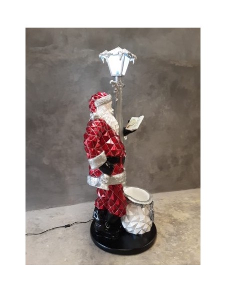 Papa Nöel con farola luminosa