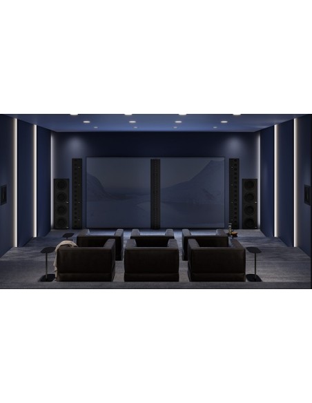 Subwoofer pasivo dual 12" sellado para home cinema