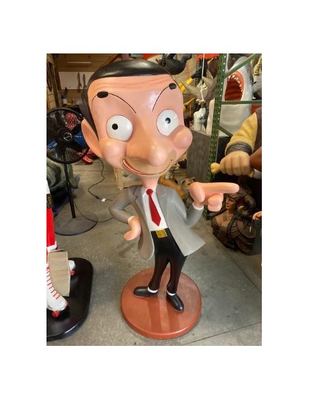 figura a tamaño real mr bean serie humor life size figure