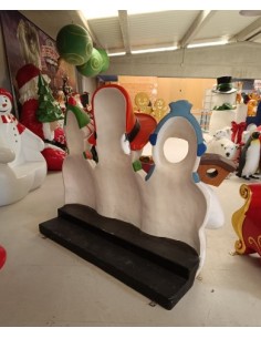Photocall muñecos de nieve Navidad 2