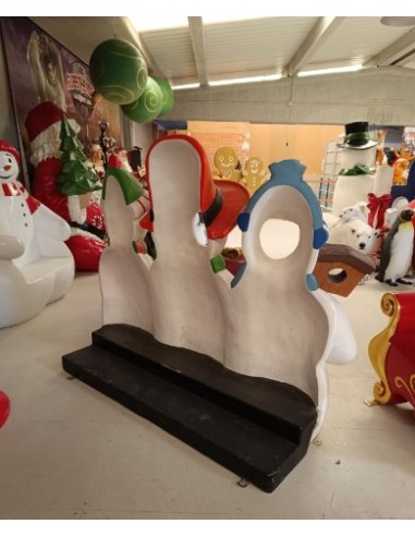 Photocall muñecos de nieve Navidad