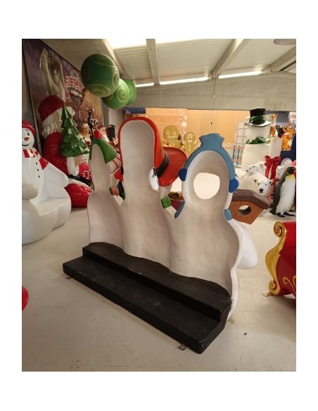 Photocall muñecos de nieve Navidad