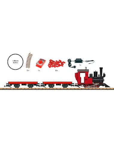 Caja inicio tren carga para bloques Lego