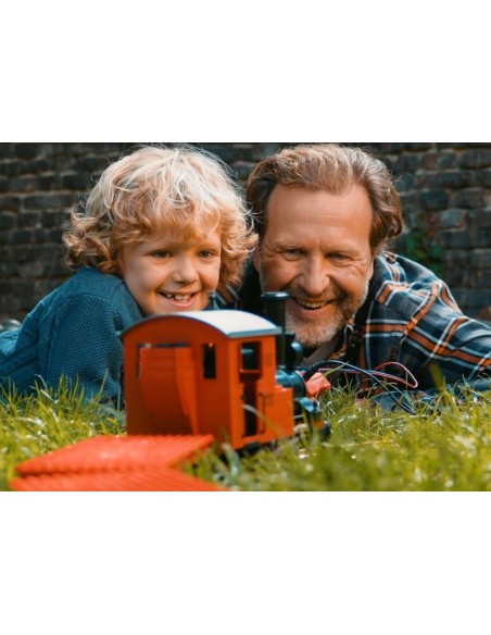 Caja inicio tren carga para bloques Lego