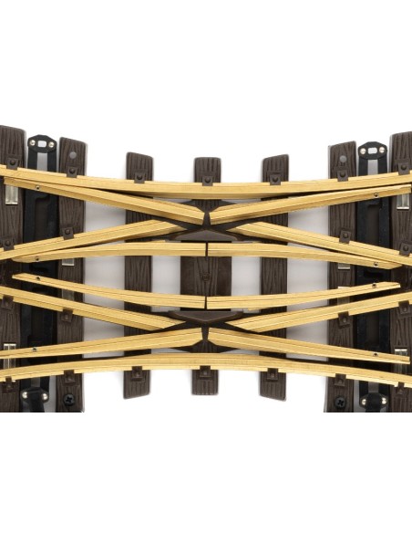 Desvío doble eléctrico en cruce a 22,5º