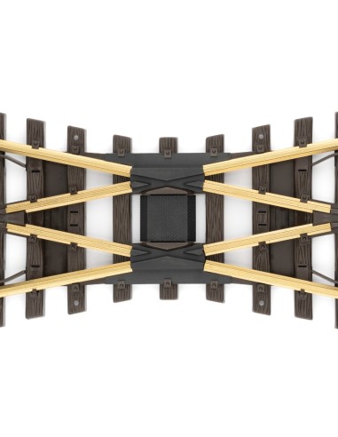 Cruce de vías a 22,5º