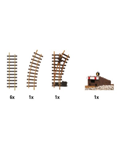 Caja ampliación óvalo + apartadero LGB 19901