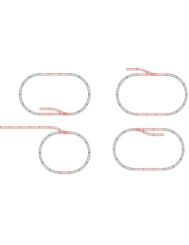 Caja ampliación óvalo + apartadero LGB 19901