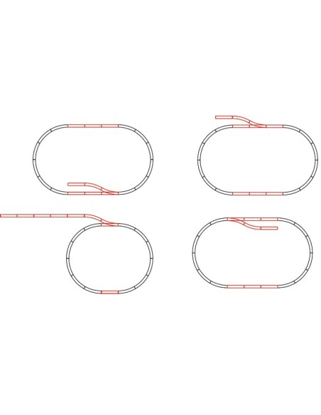 Caja ampliación óvalo + apartadero LGB 19901