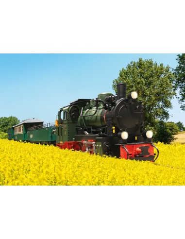 Locomotora de vapor Rügen Bäder 53
