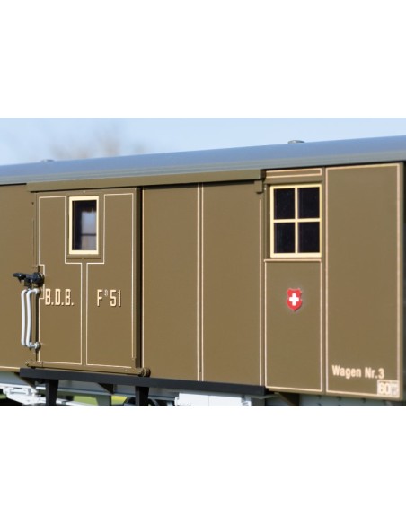 Vagón equipajes BDB número F51