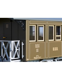 Vagón pasajeros BDB número C31 2