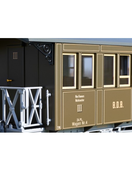 Vagón pasajeros BDB número C31