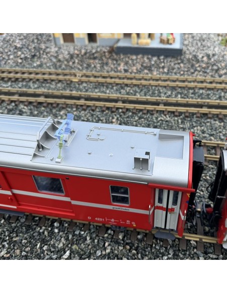 Vagón pasajeros equipajes