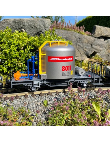 Vagón de mercancías silo de cemento RhB