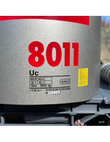 Vagón de mercancías silo de cemento RhB