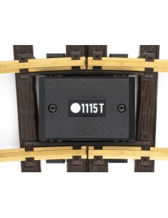 Tramo vía curva a 15º de 150 mm con separación 2