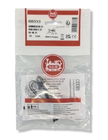 Set luz para iluminar interior vagones LGB 68333