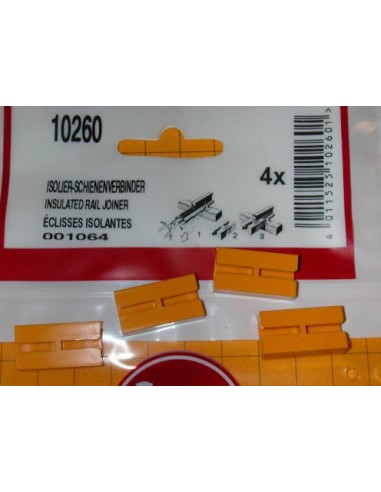 Clips enganche aislante vías (4 unidades) LGB 10260