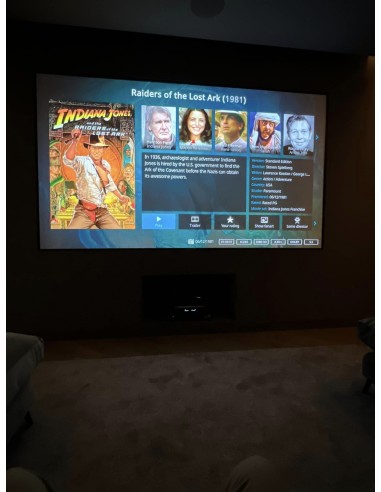 Sala de cine en casa en 15m2