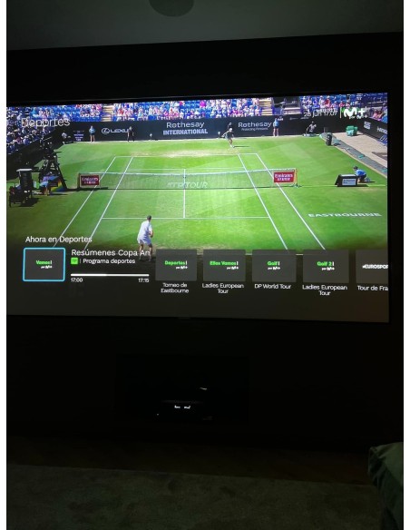 Sala de cine en casa en 15m2