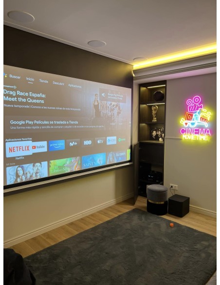 Sala de cine en casa en 20m2 metros cuadrados