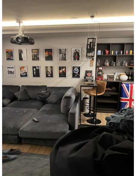 Sala de cine en casa en 20m2 metros cuadrados