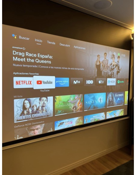 Sala de cine en casa en 20m2 metros cuadrados