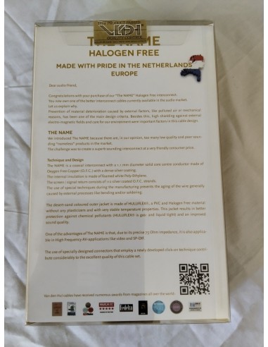 VAN DEN HUL The Name cable audio rca