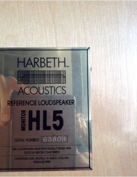 Harbeth Monitor HL5 altavoces pareja vintage reference