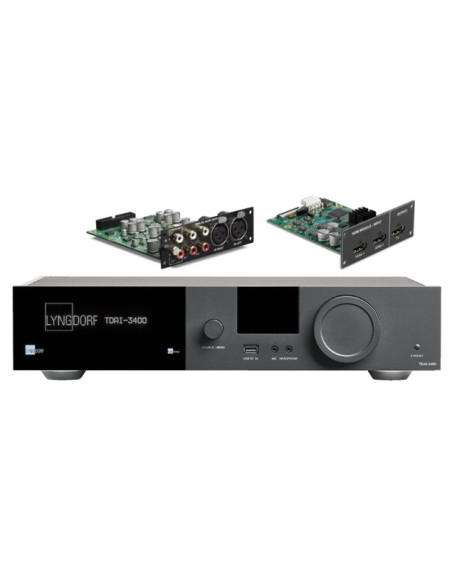 Lyngdorf TDAI-3400 HDMI + Phono · Amplificador 2 canales | Hermes Cinema