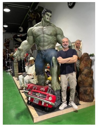 hermes cinema figura a tamaño real hulk the avengers en venta