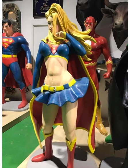 hermes cinema figura a tamaño real personaje supergirl en venta