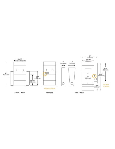 Salamander Salamander TC3/P/BK/32W
