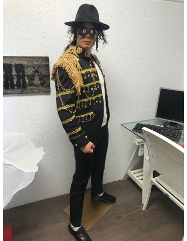 Michael Jackson estatua tamaño real silicona pintada a mano | Hermes Cinema