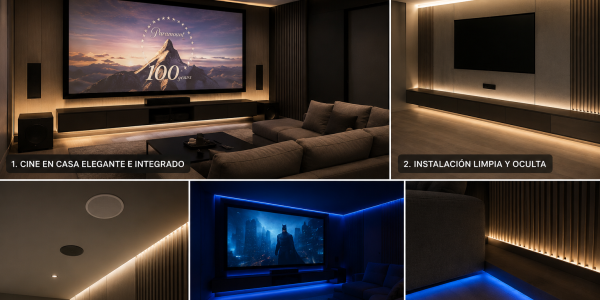 Cómo integrar un cine en casa sin romper la estética del espacio