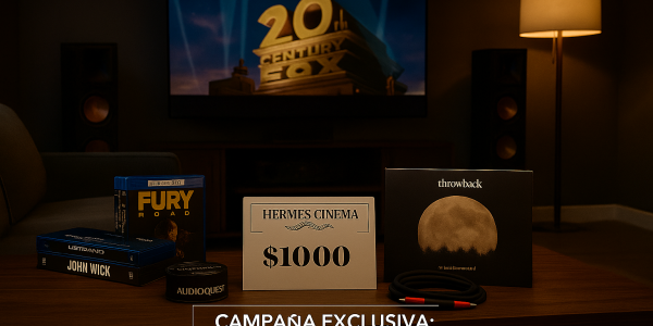 Hermes Cinema lanza su nueva campaña: regalos directos, películas 4K, vinilos y cables de alta gama por tus compras