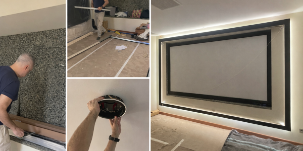 Instalación de cine en casa en Barcelona: proyecto real paso a paso